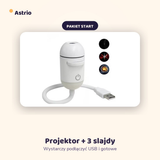 Astrio Projektor Gwiazd 2w1 – Pakiet Start (3 slajdy)