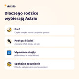 Astrio Projektor Gwiazd 2w1 – Pakiet Start (3 slajdy)