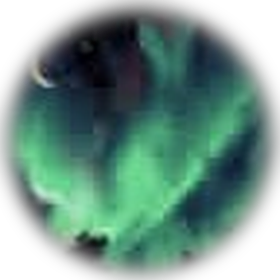 Northern lights projection